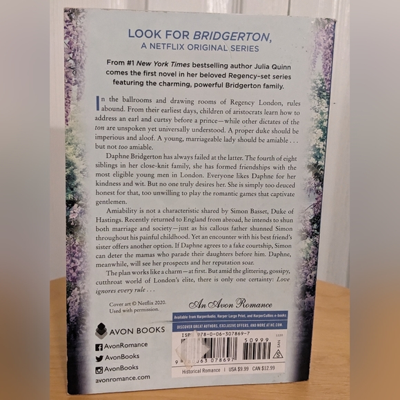 Bridgerton The Duke and I - Julia Quinn - Picture 3 of 5